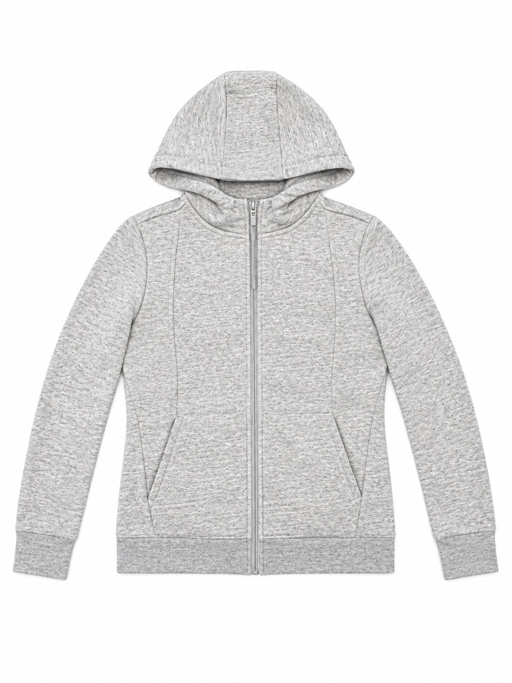 FIGS On-Shift Heather Gray Full Zip Fleece Hoodie Jacket Womens Size Medium M